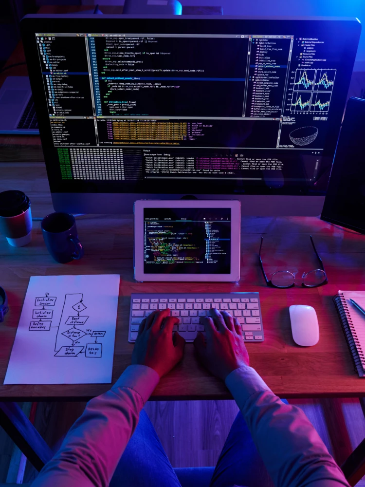 Digital architecture project showcasing modern web development design